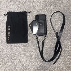 Bandolier iphone XS/X Hailey Black Crossbody Case